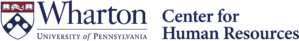 CenterforHumanResources_Color_Hor@4x Logo of the Wharton Center for Human Resources, University of Pennsylvania, featuring the university's emblem and name in blue text.